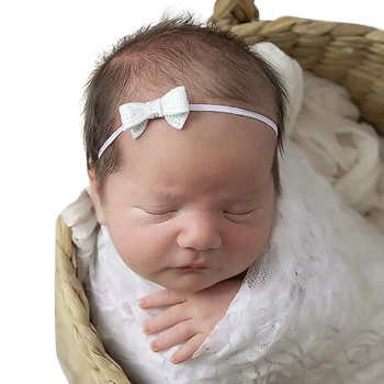 

Newborn stretch wrap photography props,knit fabric Hollow out lovely pattern swaddle blanket for baby photo props Accessories