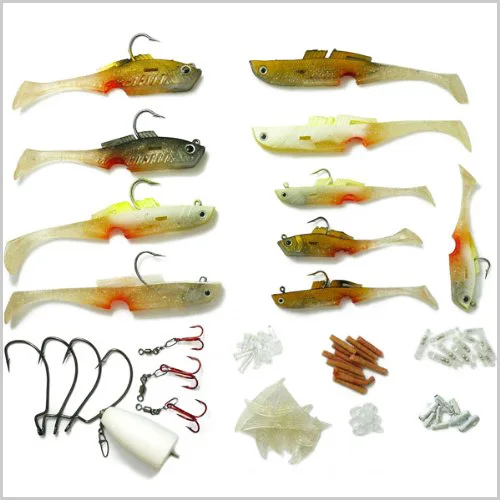 Mighty bite 102pcs/lot fishing lure New red nose hook