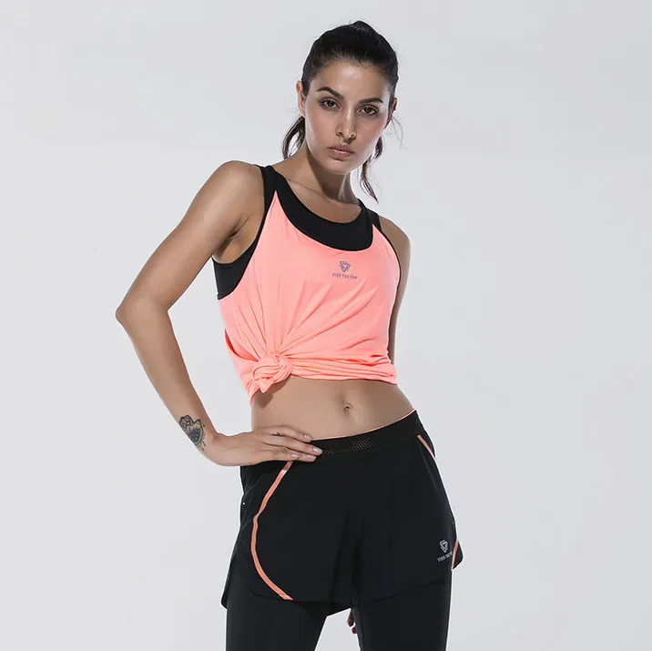 Новинка 2017 майка для йоги компрессионные колготки тренажерного зала женские