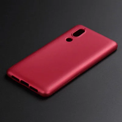 Черный, красный цвет для Sharp Aquos S2, ультра тонкий мягкий силиконовый защитный чехол для Sharp S2 FS8010, чехлы, оболочка - Цвет: Красный