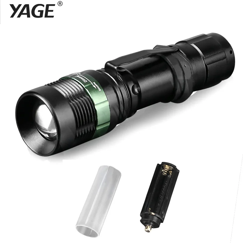 YAGE YG-338C вспышка светильник XP-G фонарь CREE светодиодный вспышка светильник фонарь светильник для 18650 аккумуляторной батареи или ААА ручной фонарь - Испускаемый цвет: Zoom Flashlight