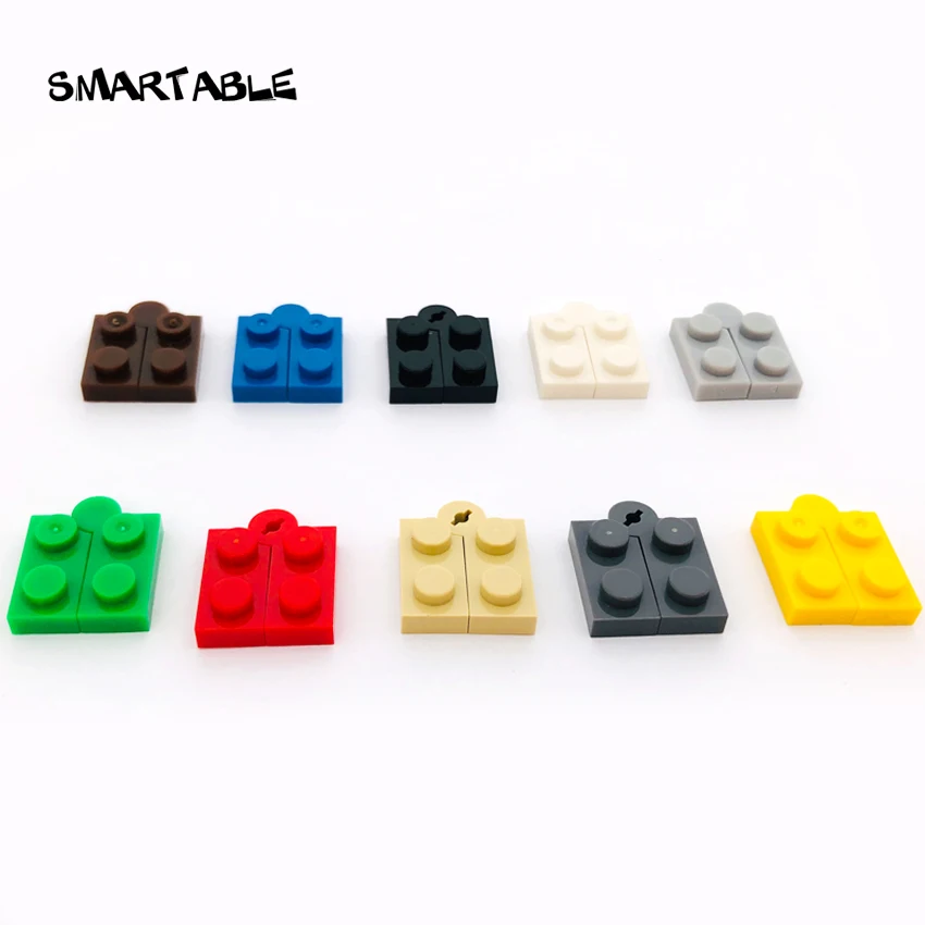 Smartable Hinge Plate 1x4 Swivel Top Building Blocks MOC Parts Creative Toys For Kids Education Compatible 73983 80pcs/lot