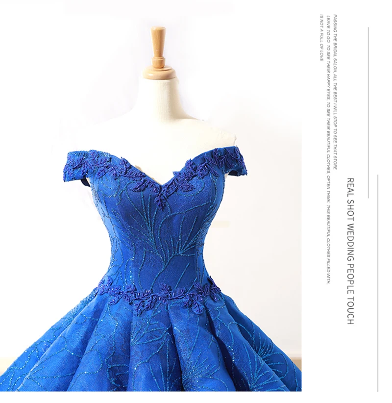 J66530 jancember синее вечернее платье с открытыми плечами, бальное платье, кружевное, длина до пола, платье для выпускного вечера, вечернее платье