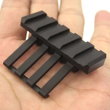 Laser Scope Rail Mount Base Hunting 45 Degree Angle Offset Side 5 Slot Mount 20mm Picatinny Weaver