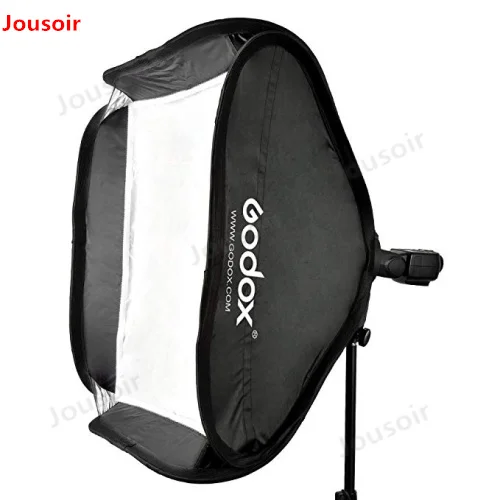 Godox 40x40 см 50x50 60x60 80x80 складной софтбокс для вспышки Speedlite S типа Кронштейн подходит