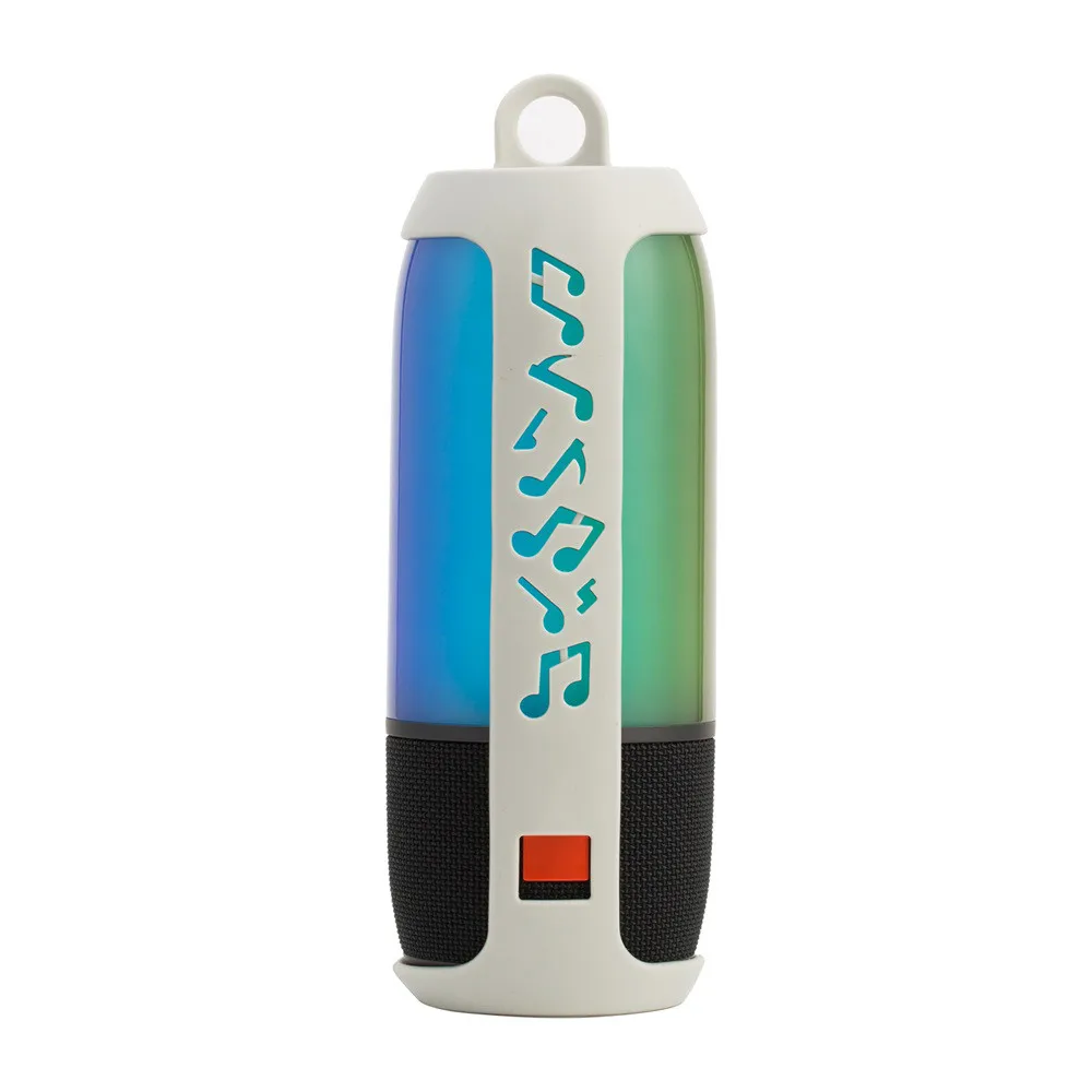 

Portable anti-off outdoor carrying sleeve silicone case with carabiner for JBL Pulse 3 Bluetooth speaker #10