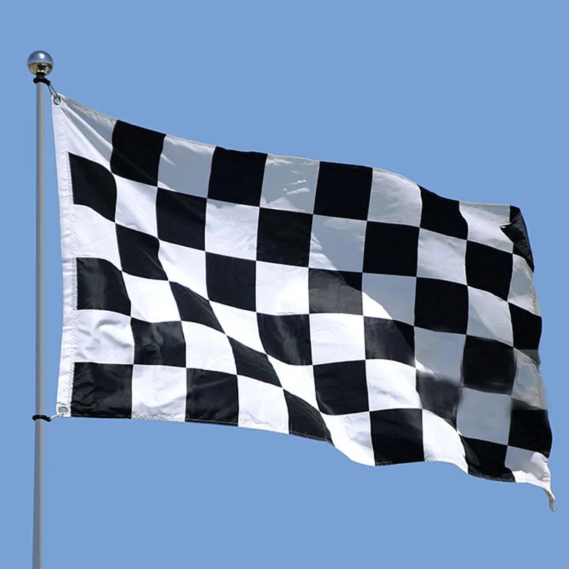 3 5feet checkered racing flag car sticker bomb wrap sheet decal checkered flag sheet