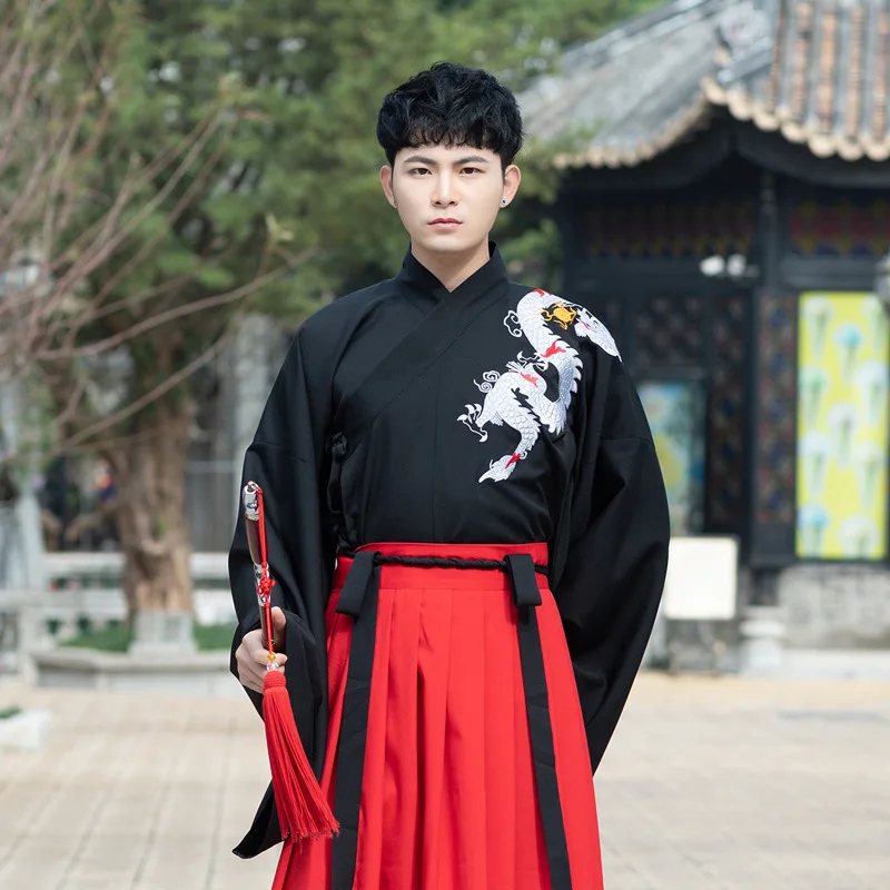 

Hanfu Men Chinese Folk Dance Costume Woman Hanfu Cosplay Ancient Costumes Chinese Blouse Set Traditional Wedding Dress