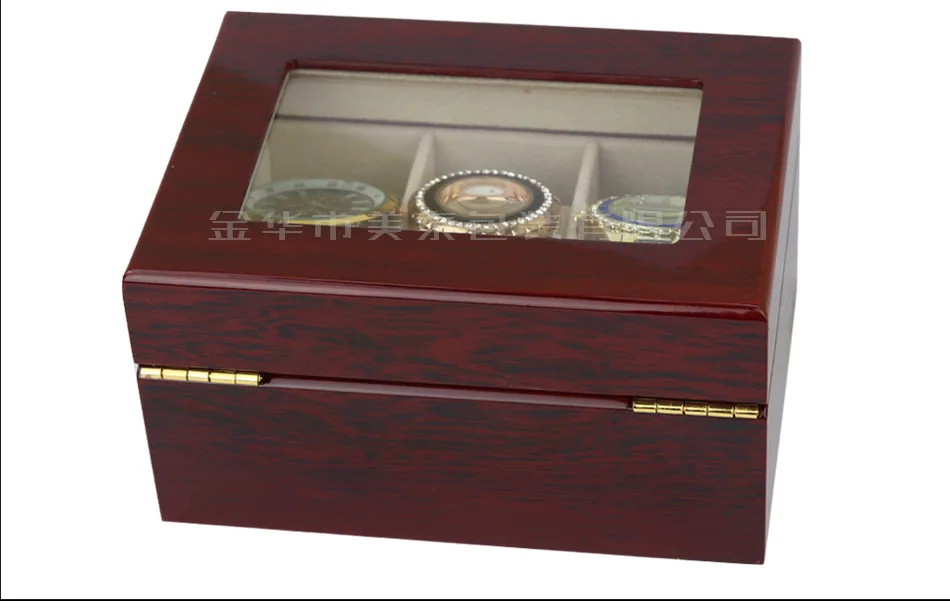Спрей деревянная коробка для часов 3 спальни красное вино Caja Relojes Boite Montre