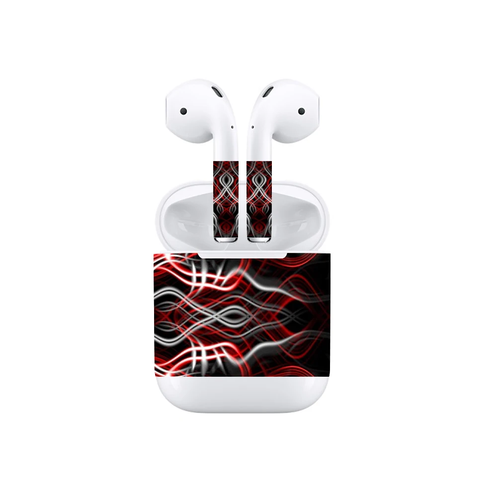 Защитный виниловый стикер наушники для Apple AirPods скины съемный клей декоративная