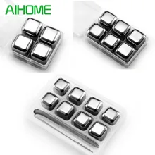 Супер полезные 4/6/8 шт волшебный Нержавеющая сталь кубики льда/Бар Виски/вино/охладитель для пива KTV Кофе аксессуары для кухни с барной стойкой