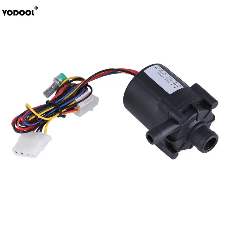 

Promotion DC 12V 10W Adjustable Water Flow Pump For PC Water Cooling System Computer Components Cooler Water Pump Radiator