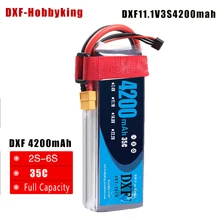 2017 dxf хорошее качество lipo Батарея 11.1 В 3 S 4200 мАч 45C max90c RC AKKU Bateria для Самолет вертолета лодка FPV-системы DRONE БПЛА