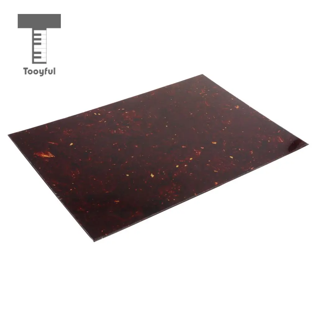 Tooyful Durable 4ply PVC Electric Guitar Pickguard Material Scratch Plate Blank Sheet DIY Musical Instrument Accessory