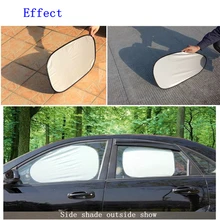 MoFlyeer Auto Car Windshield Block Sun Shade 6 Piece Set Folding Silvering Reflective Insulation Car Window Sun Shade Visor reflective car windshield sun shield heat shade silver