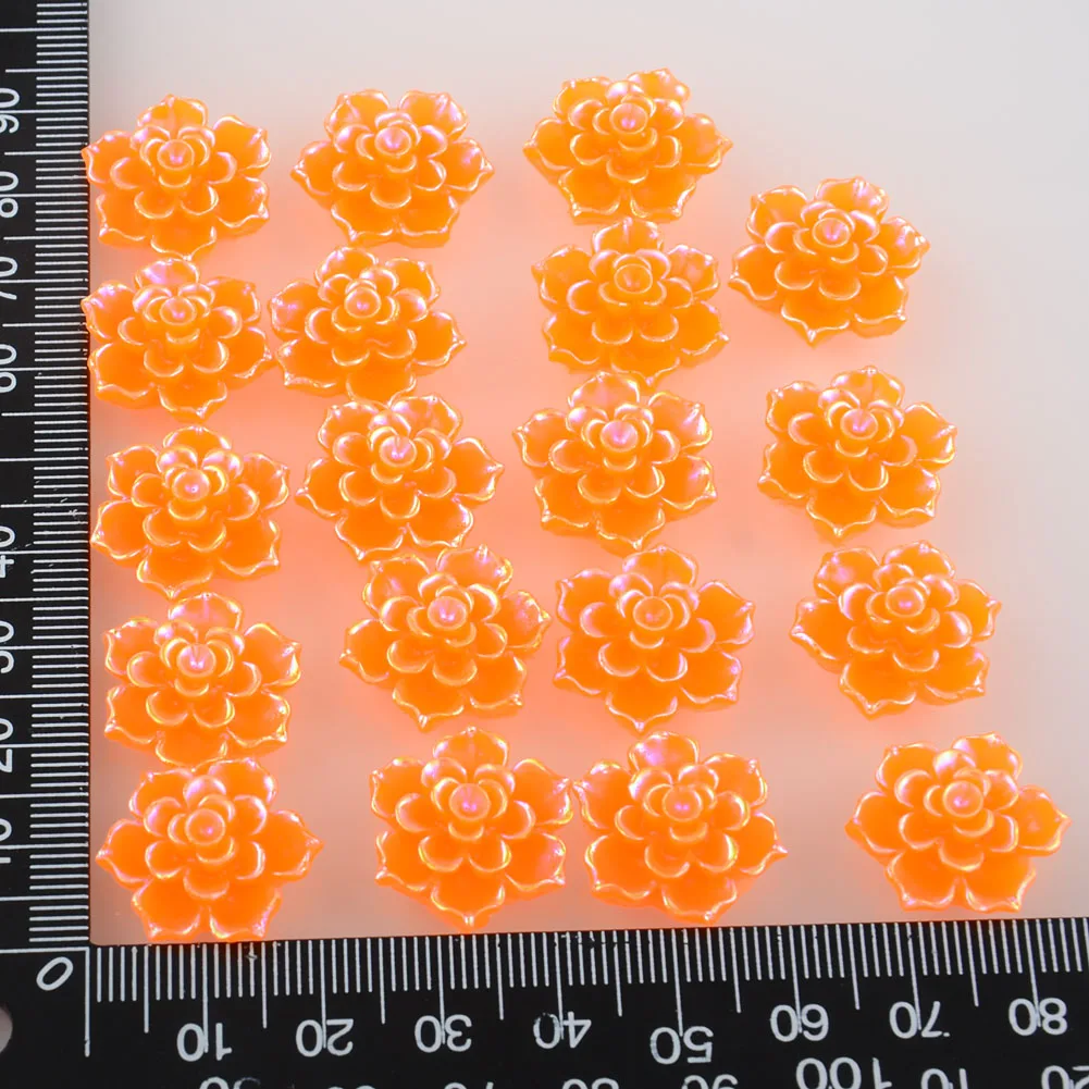 Dark Orange AB Half Round Pearls 2-12mm And Mixed Sizes Imitation Flatback  Glue On Resin Beads DIY Craft Embellishment - AliExpress