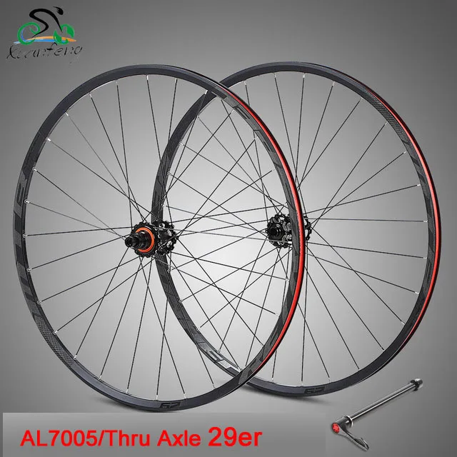 

MTB M920-XD29 Aluminum Alloy AL7005 Thru Axle 29er Wheels Carbon 4 Bearing Side-pull 28 Holes F/V SRAM 11-12s XD Taki Freewheels