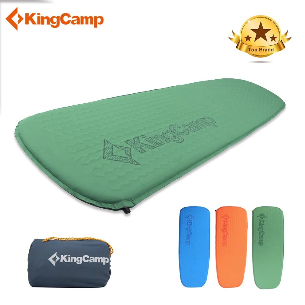 KingCamp Self-Inflating Aair Mattress Pad Damp-Proof Durable Thick Camping Mat Automatic Air Mattress for Camping Trekking