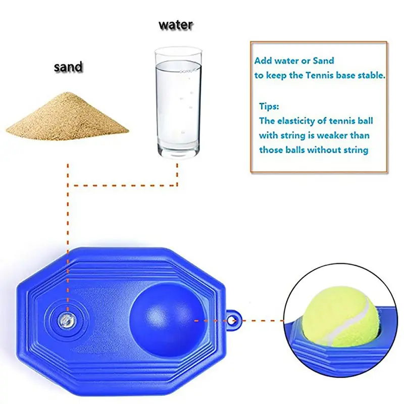 Теннисный Мяч Тренажер прочный износостойкий самостоятельного плинтус плеер слуховые аппараты инструмент для практики поставить на