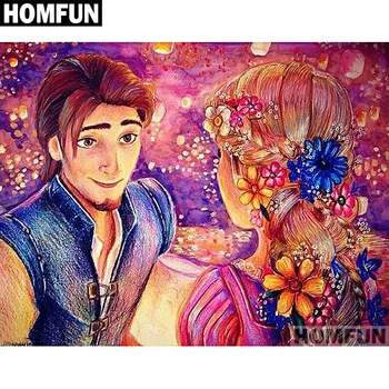 

HOMFUN Full Square/Round Drill 5D DIY Diamond Painting "Cartoon princess" Embroidery Cross Stitch 5D Home Decor Gift A01496