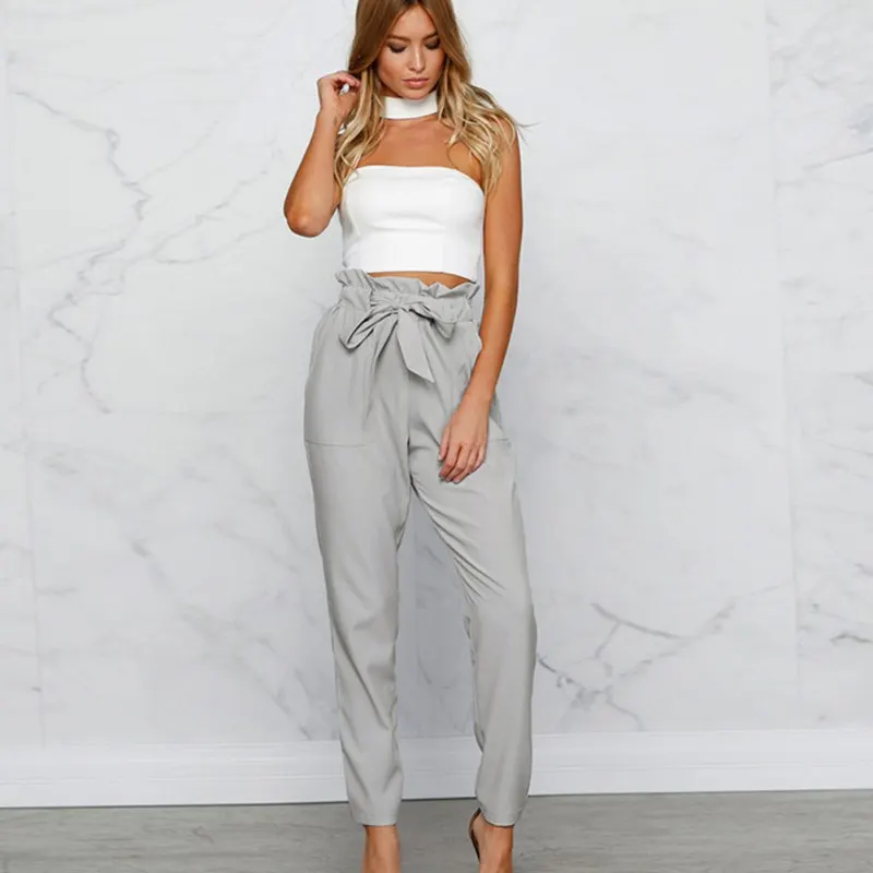chiffon top and trousers