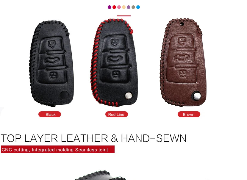 Key Case Cover Chain For Audi (6)