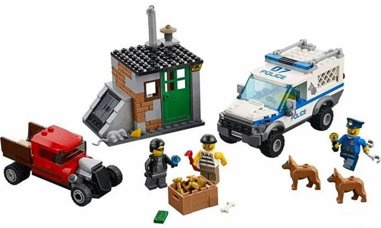 

Police Dog Unit 60045 Building Blocks Model Educational Toys For Children BELA 10419 Compatible Legoingly City Bricks Figure Set