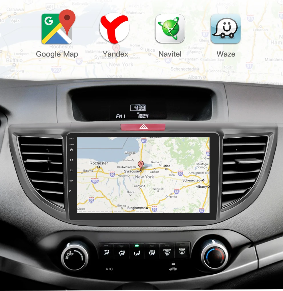 Cheap 2 Din Android 8.1 GPS Navigation Car Radio Stereo Multimedia Player For Honda CRV 2012 2013 2014 2015 Car Radio Stereo no dvd 3