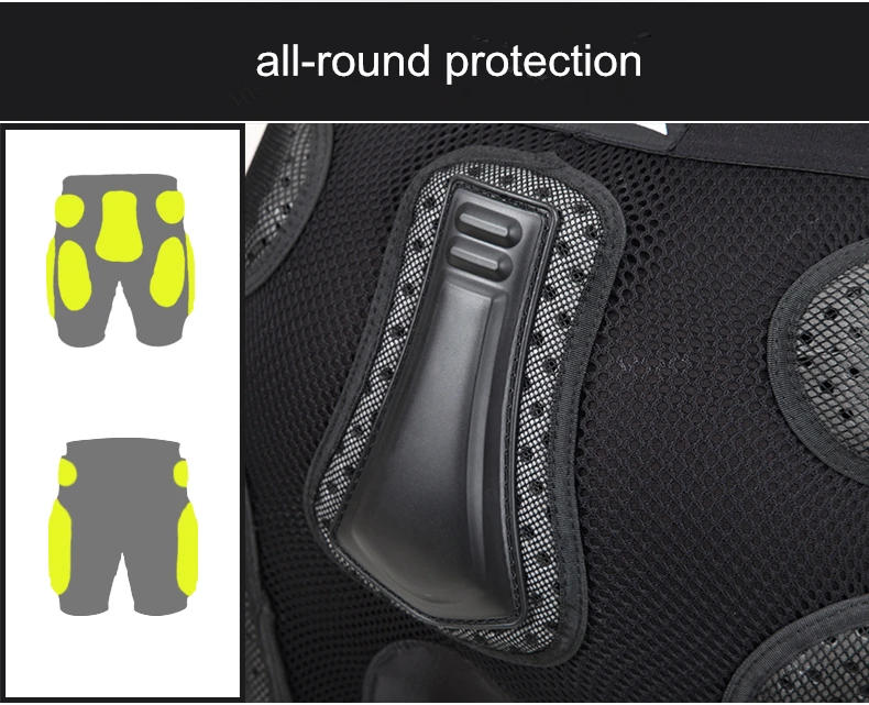 PROPRO черные мотоциклетные шорты мужские анти-капля Броня снаряжение Хип поддержка ягодиц защита для мотокросса хоккея сноуборда лыжные защитные штаны
