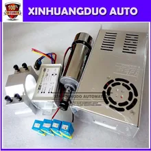 Cnc шпиндель 400 Вт с воздушным охлаждением Фрезерный двигатель и высокоскоростной шпиндель Преобразователь мощности и 52 мм зажим и 5 шт. er11 цанга Для DIY гравировки