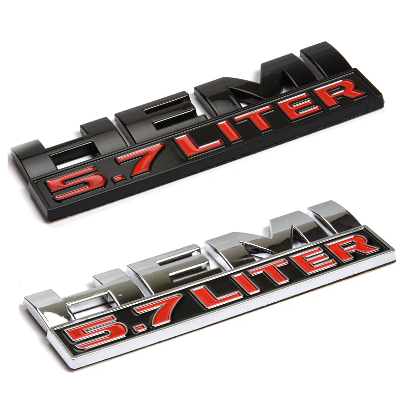 3D стикер для автомобиля 5 7 литровый логотип эмблема Hemi значок наклейка Dodge джип RAM
