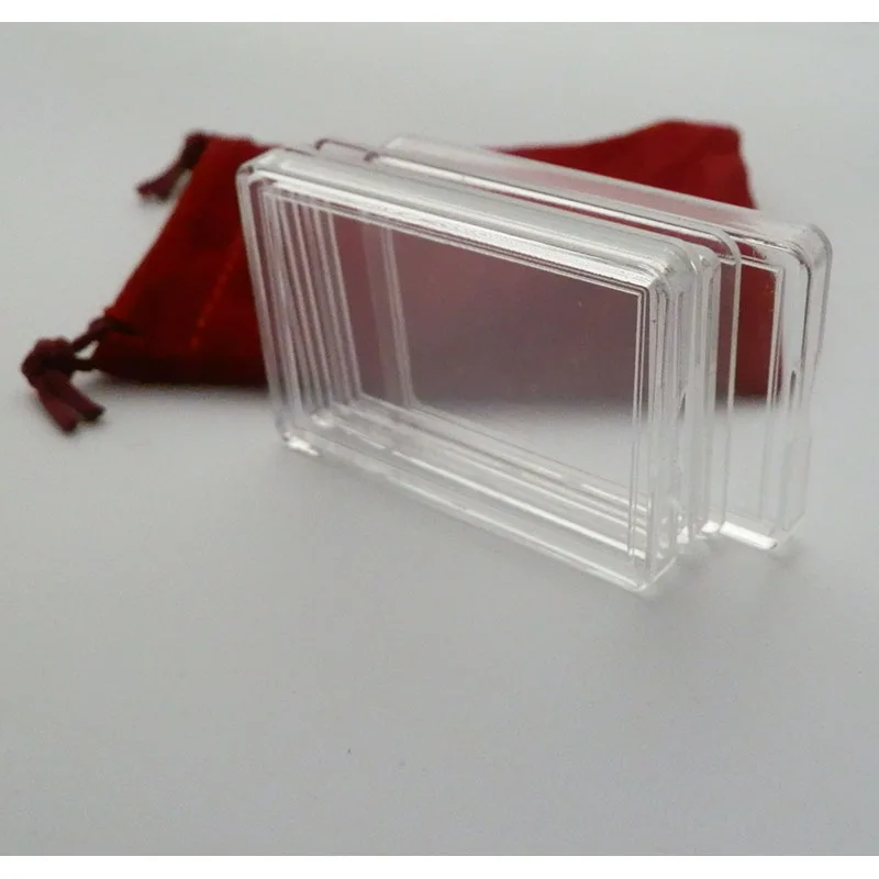 1OZ BAR/BULLION PLASTIC BOX CLEAR PLATIC BOX, 1PCS/LOT Hard Plastic Airtite Cases for 1 oz Bullion Bars Silver Gold