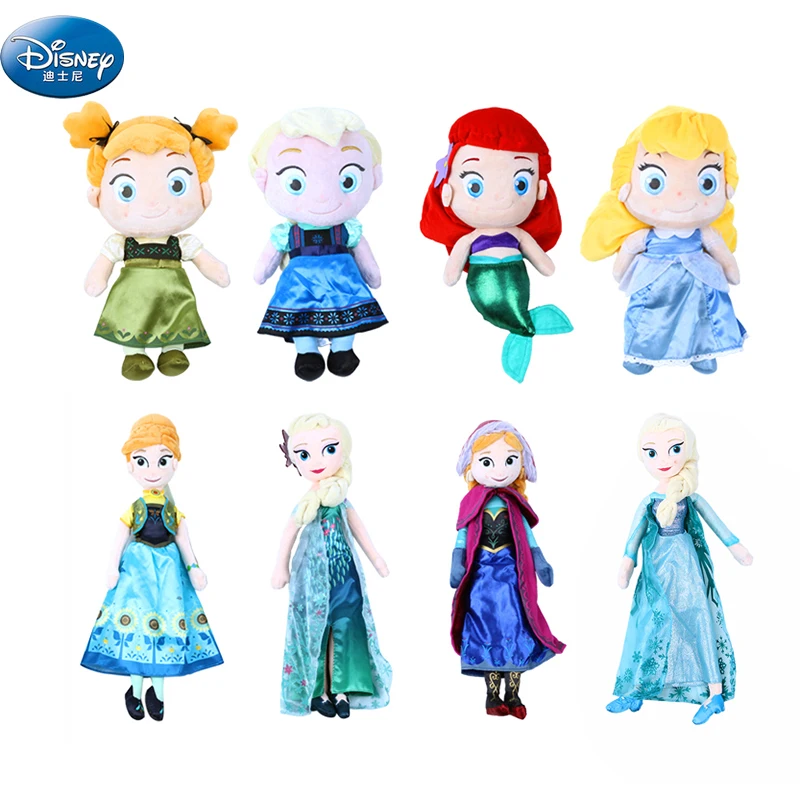 Disney Frozen Эльза Анна Принцесса плюшевые игрушки мультфильм Олаф Кристоф куклы дети