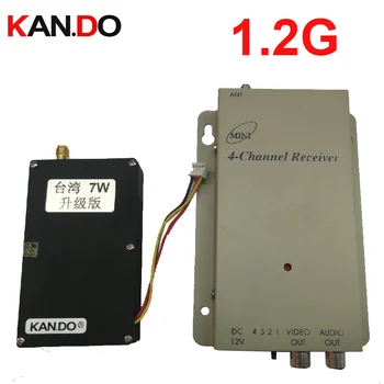 

made in Taiwan 7W CCTV transmitter 1.2G wireless video audio transceiver 1.2G transmitter drone trransmitter FPV transmission