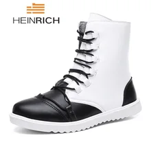 Новинка года; Мужские ботинки в байкерском стиле; теплая зимняя обувь; модные мужские кожаные ботинки; Scarpe Uomo Invernali Botines Hombre