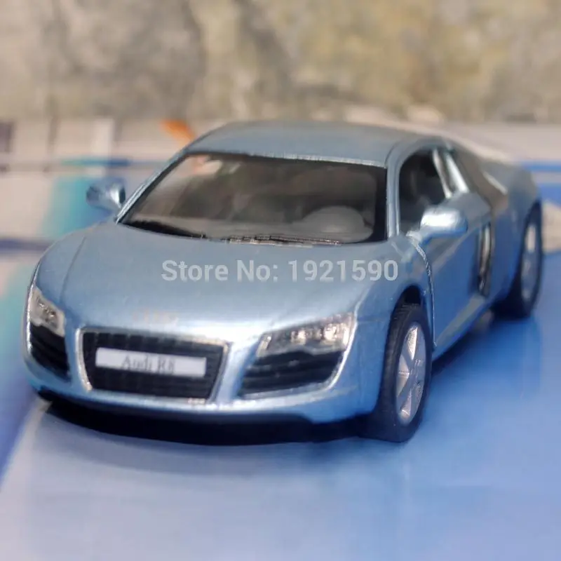 KT 1/36 масштабная модель автомобиля игрушки Германия Audi R8 литья под давлением металлическая модель автомобиля игрушка для подарка/коллекции/детей