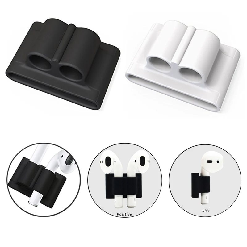 Headphone Protector Headset Cover For Apple AirPods Case For iPhone XS 8 7 5 in 1 Set Storage Bag Earphone Bag For AirPods Case