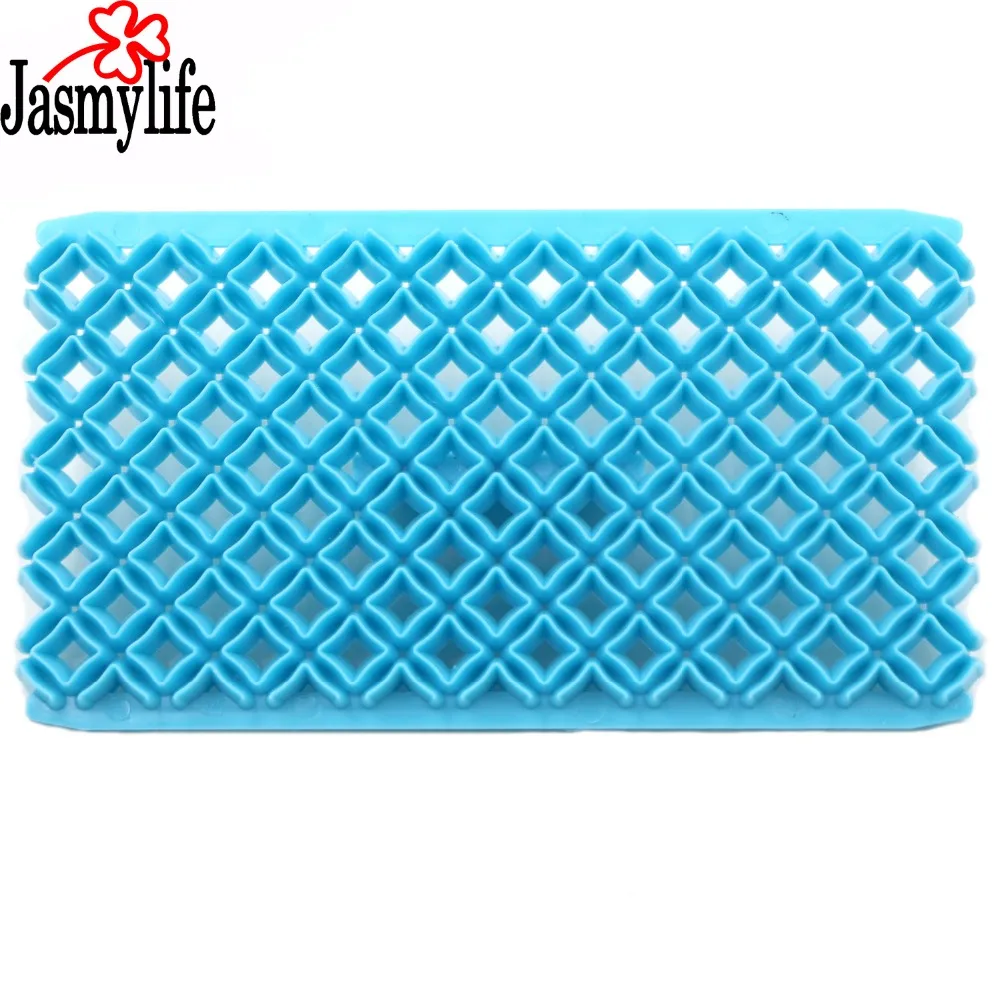 DIY Plastic Printing Biscuit Mold Petal Quilt Embosser Fondant Lace