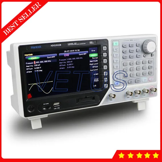 USB Signal Generator Hantek HDG2022B with 2 Channel 20MHz 250MSa/s DDS Function Benchtop Signal