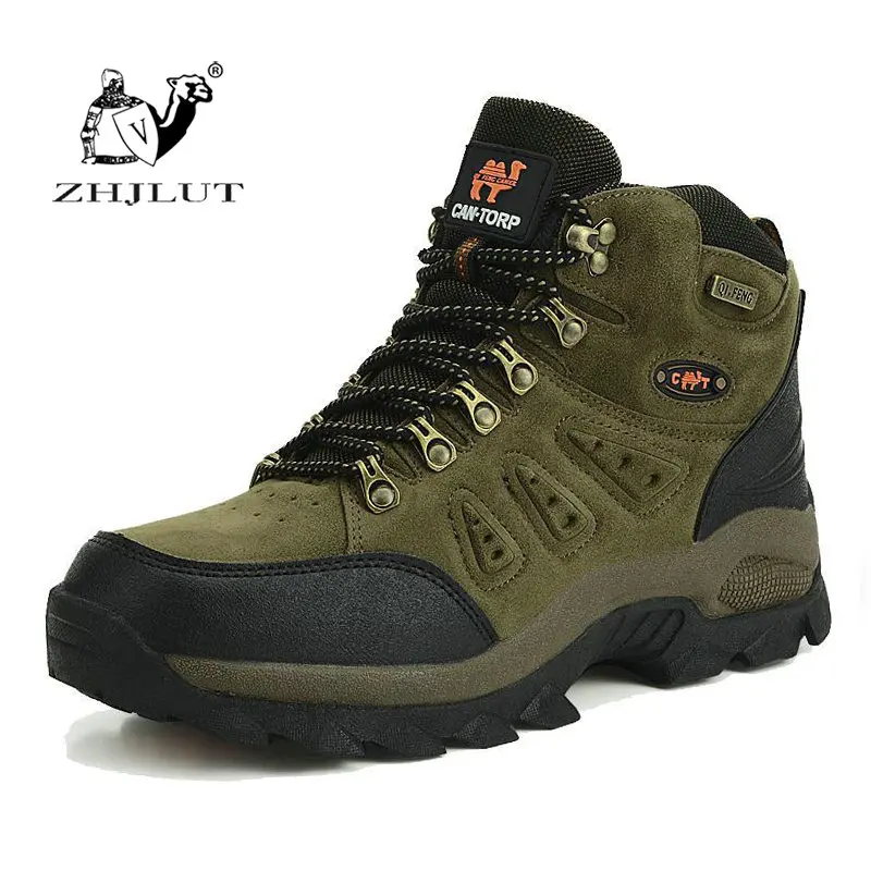 Image High Quality Brand Outdoor Boots Hiking Shoes New Autumn Winter Mens Sport Shoes Cool Trekking Mountain Climbing Suede Boots