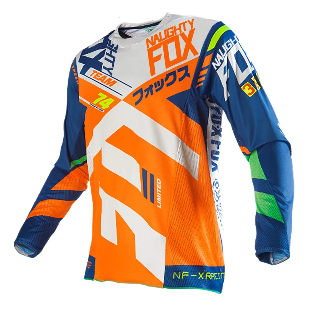 

NAUGHTY FOX 360 Divizion Motocross Jerseys DH XC Bicycle Cycling Sport Long Sleeve Shirt ATV BMX MTB Moto Racing Jersey
