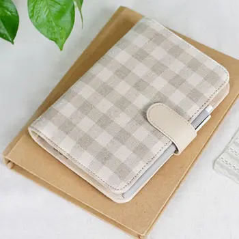 

New Arrive A5 A6 PU Leather Planner Snap Notebook With Notebooks Writing Pads Office & School Supplies