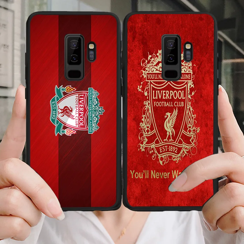 

Yinuoda Phone Case For Liverpool Football Club Samsung Galaxy Black Soft TPU For S10 S9 8 Plus S6 S7 Edge S S9 S10 Lite Case