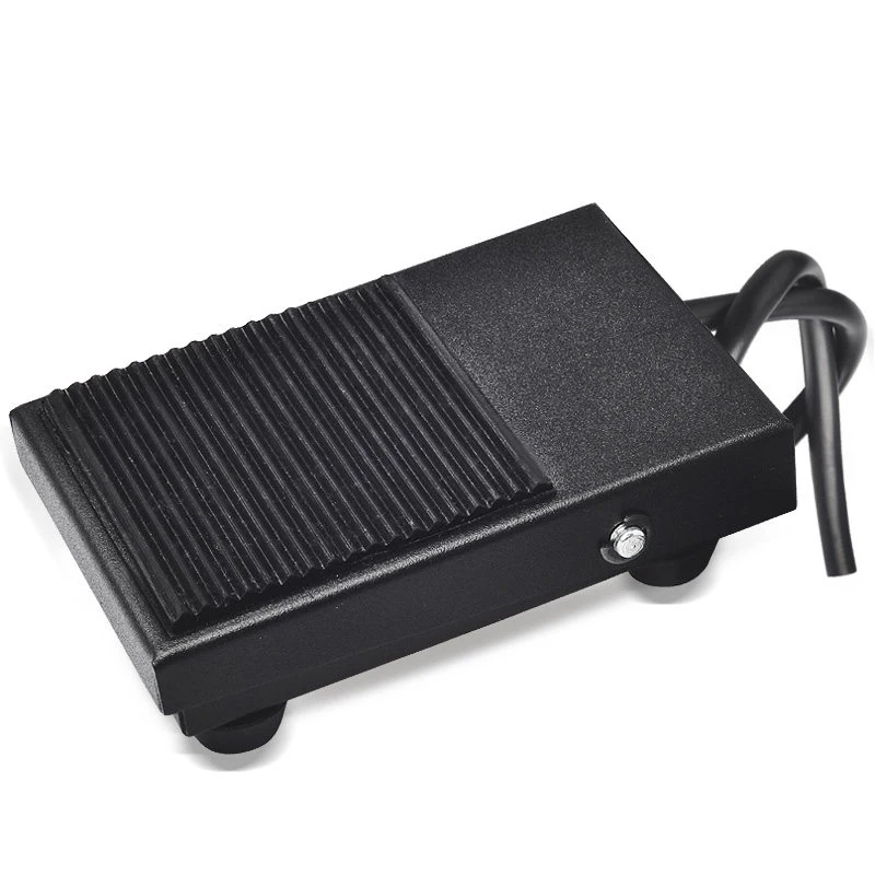 

For IMC Hot SPDT TFS-1 Nonslip Metal Momentary Electric Power Foot Pedal Switch Belt line (iron) 20 cm