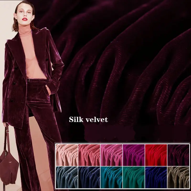 

Europe and the United States imports of velvet fabric silk velvet fabric velvet dress fabric free shipping
