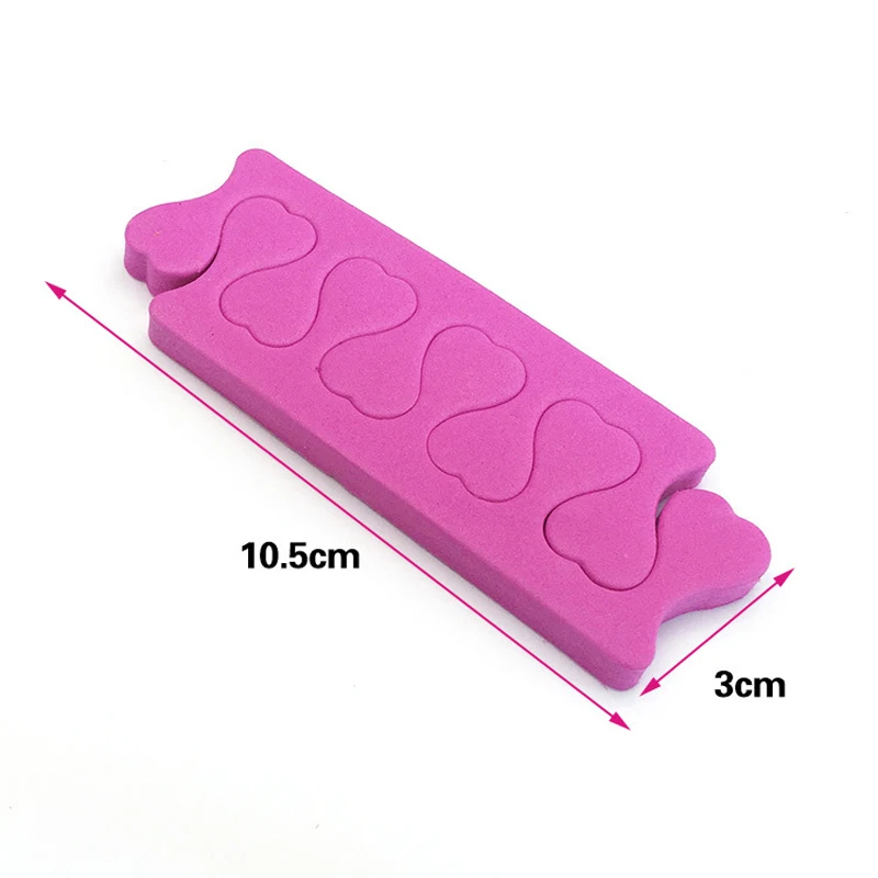 20pcs/lot Soft Sponge Nail Art Toe Finger Separator Nail Painting Finger Care Dividers UV Gel Polish Beauty Tools nail art tools toe separators toe corrector toe spreader finger toe separator