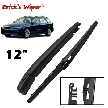

Erick's Wiper 12" Rear Wiper Blade & Arm Set Kit For Mazda 6 GG1 MK1 Estate Wagon 2002-2007 Windshield Windscreen