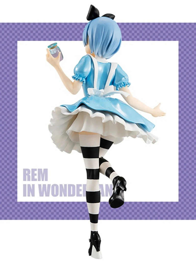 Аниме Re: Life in a другой мир от Zero Ram Rem Cosplay Алиса в стране чудес Ver. Коллекционная