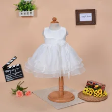 Платье для дня рождения для малышей 1 год белое вечернее платье Vestido г., нарядная элегантная детская одежда для малышей 12 месяцев SKF154722