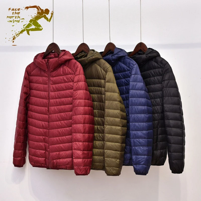 

Male outdoors Hats down clothes Light thin down clothes Short down jacket Keep warm Large code Camping & Hiking Down